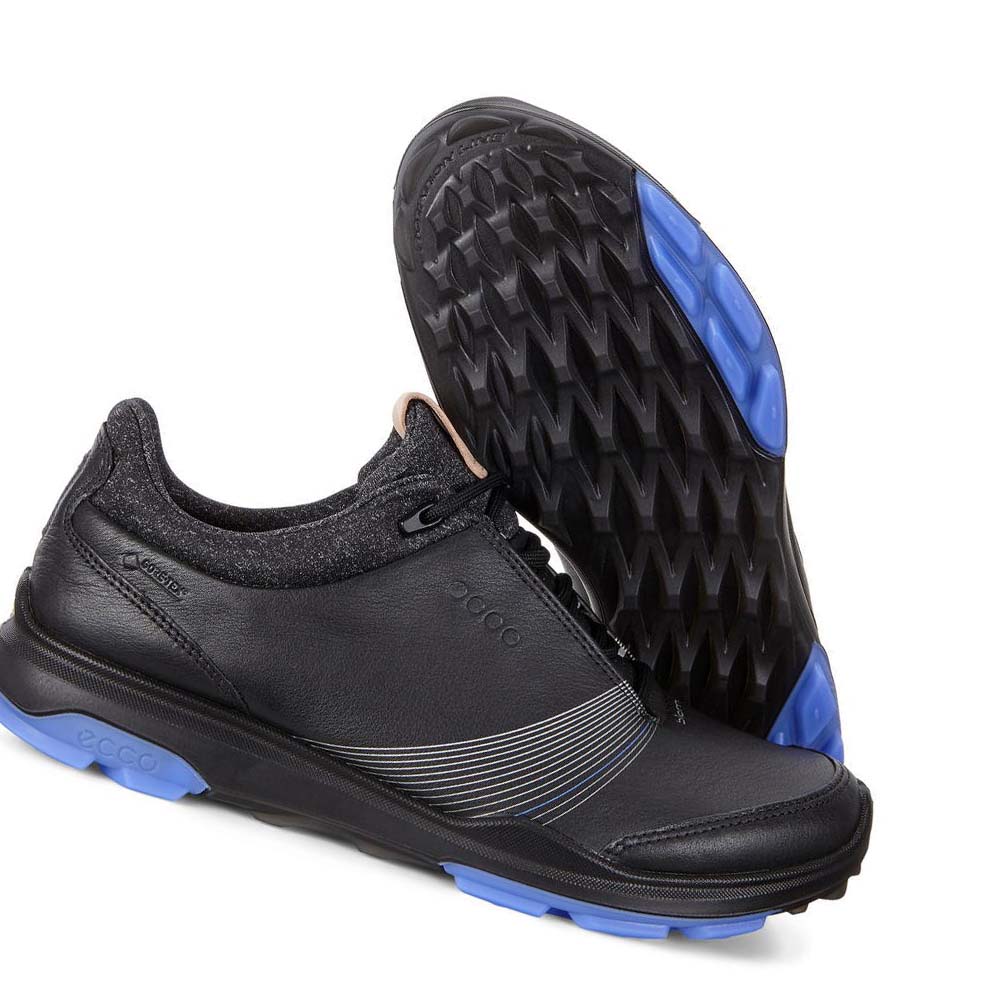 Women's Ecco Biom Hybrid 3 Gtx Golf Shoes Black | Canada 128GSO